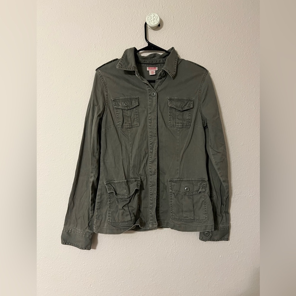 Army green jacket